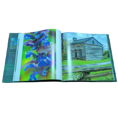 Full Color Glossy Art Paper Coffee Table Book Printing With 3-Week Turnaround Time Hardcover Bound Book Printing