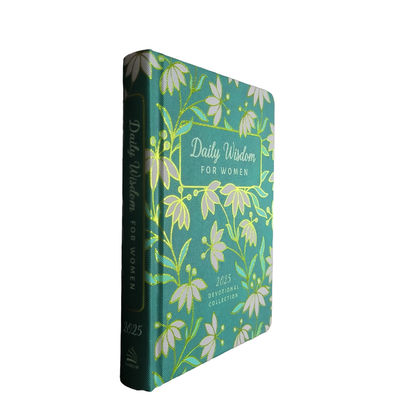 Daily Wisdom For Women 2025  Hardcover Smyth Sewn Inspirational Book With Cover Foil And 2C Inner Pages