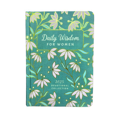 Daily Wisdom For Women 2025  Hardcover Smyth Sewn Inspirational Book With Cover Foil And 2C Inner Pages