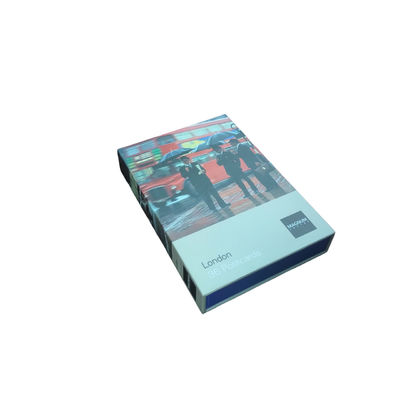 Magnum London 36 Postcards Professional 0.42mm Glossy Art Paper 4C/0C Postcards Printed With Box And Tray