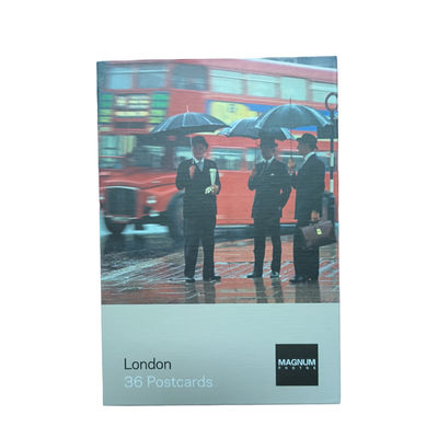 Magnum London 36 Postcards Professional 0.42mm Glossy Art Paper 4C/0C Postcards Printed With Box And Tray