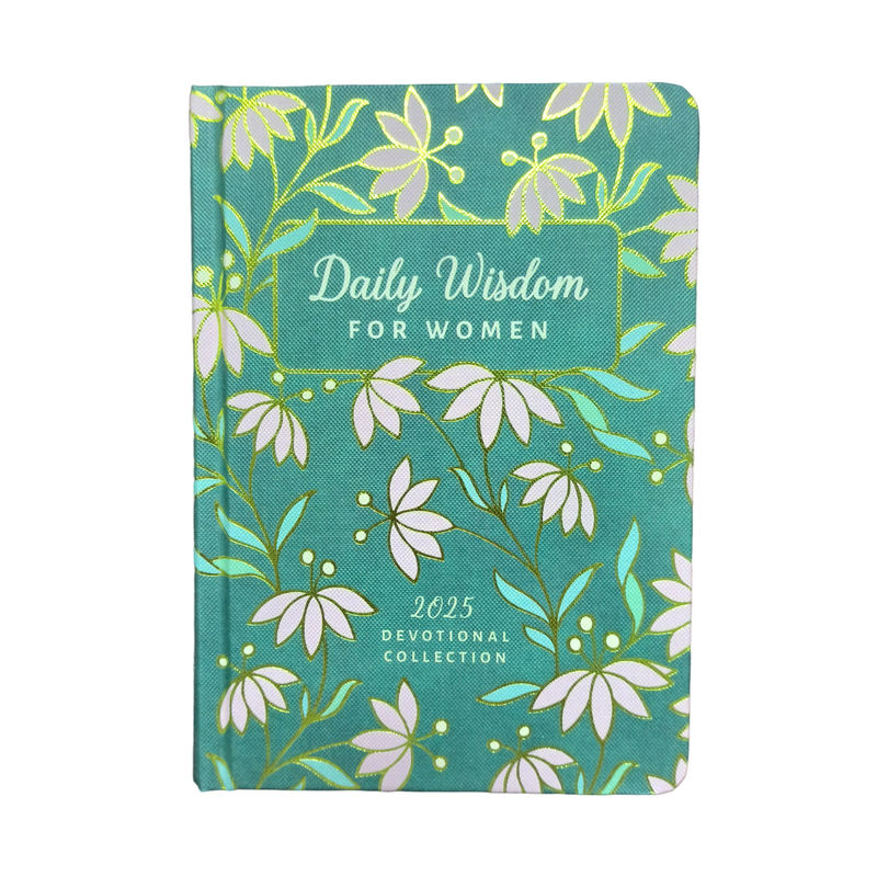 Daily Wisdom For Women 2025  Hardcover Smyth Sewn Inspirational Book With Cover Foil And 2C Inner Pages