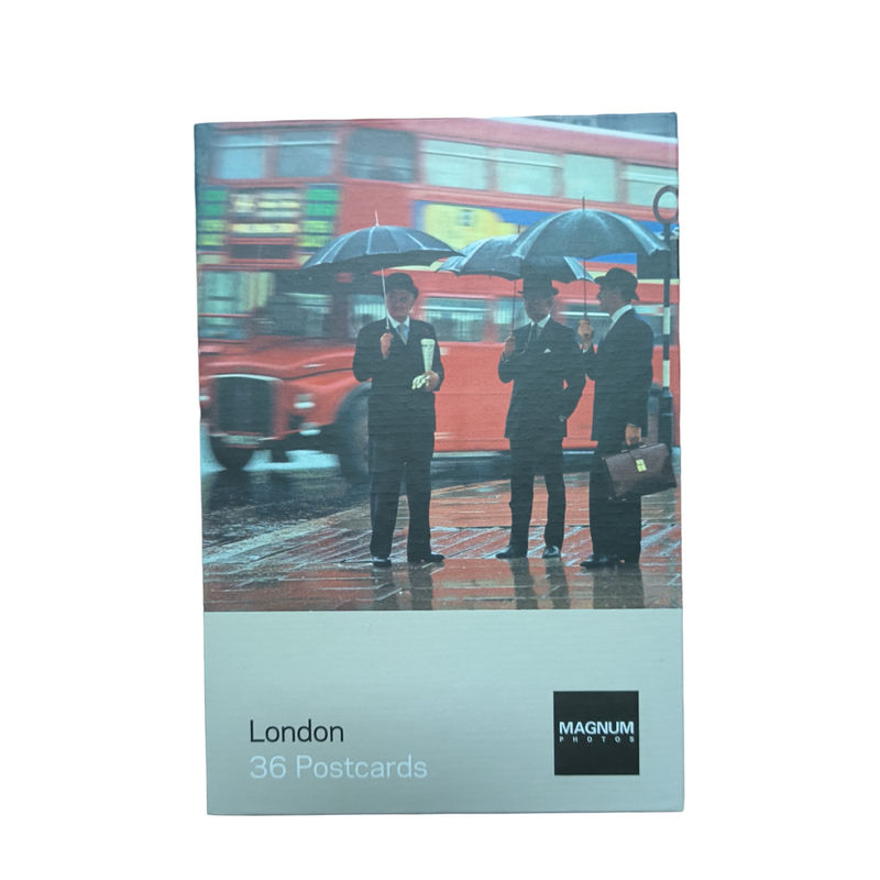 Magnum London 36 Postcards Professional 0.42mm Glossy Art Paper 4C/0C Postcards Printed With Box And Tray